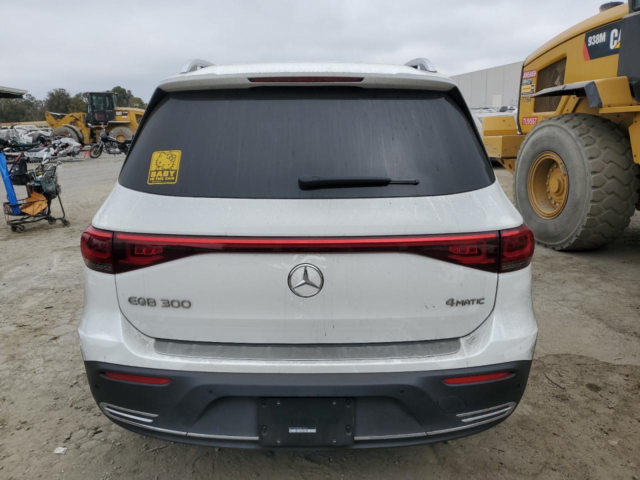 2022 Mercedes-Benz Eqb 300 4Matic VIN: W1N9M0KB0NN012419 Lot: 66605304