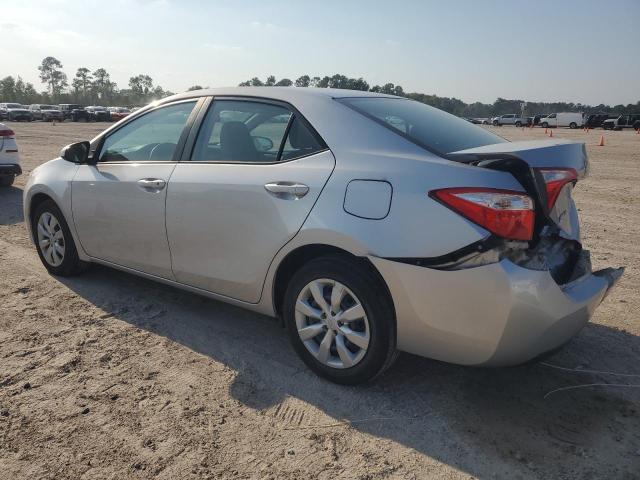  TOYOTA COROLLA 2016 Srebrny