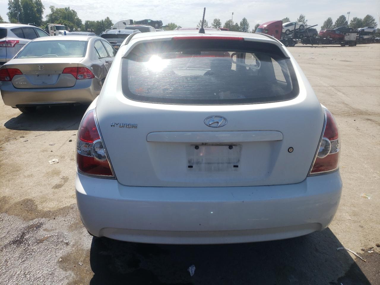 KMHCM36C27U030166 2007 Hyundai Accent Gs