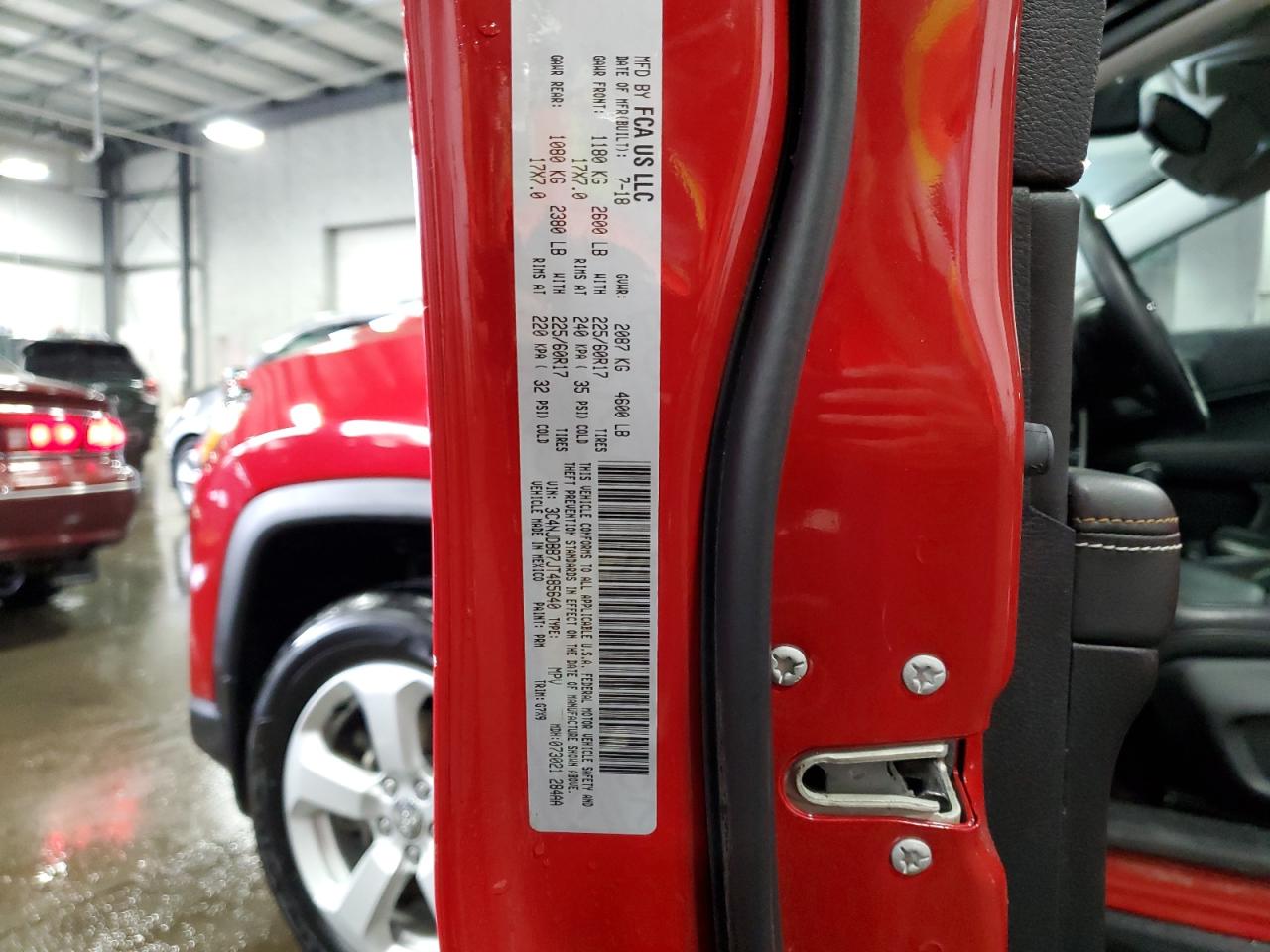 2018 Jeep Compass Latitude VIN: 3C4NJDBB7JT485640 Lot: 68134854