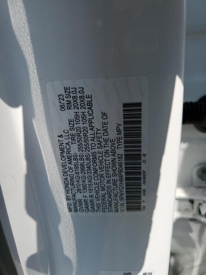 5FNYG1H84PB046182 2023 Honda Pilot Elite