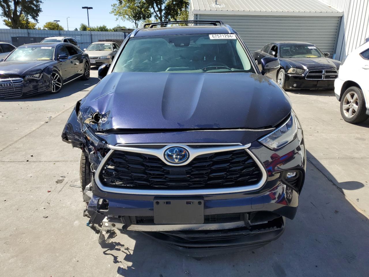 2020 Toyota Highlander Hybrid Xle VIN: 5TDHARAH7LS501042 Lot: 67571294