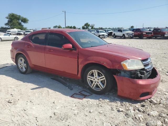  DODGE AVENGER 2012 Czerwony