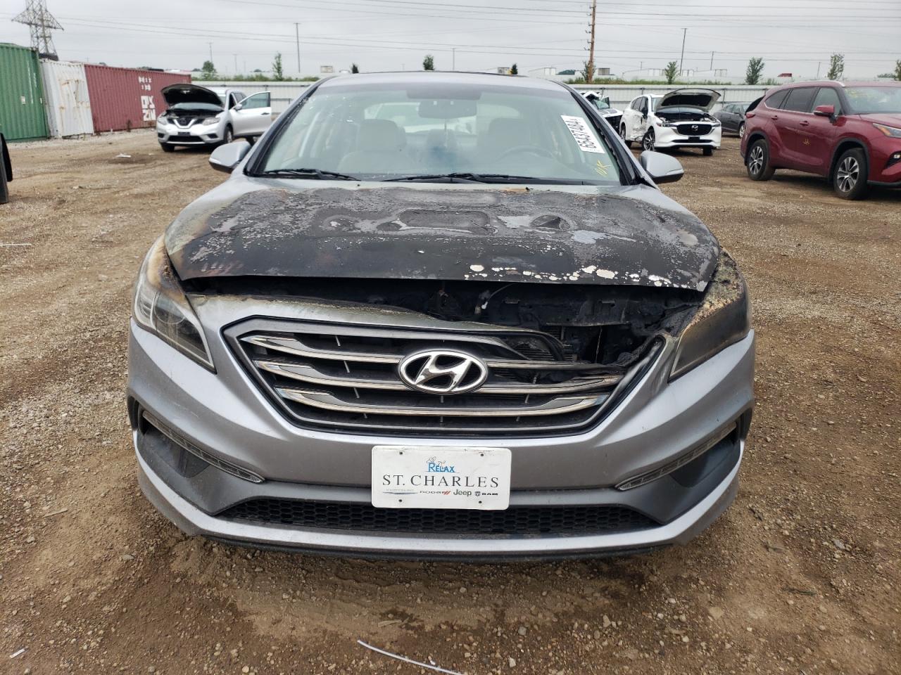 VIN 5NPE34AF9FH222829 2015 HYUNDAI SONATA no.5