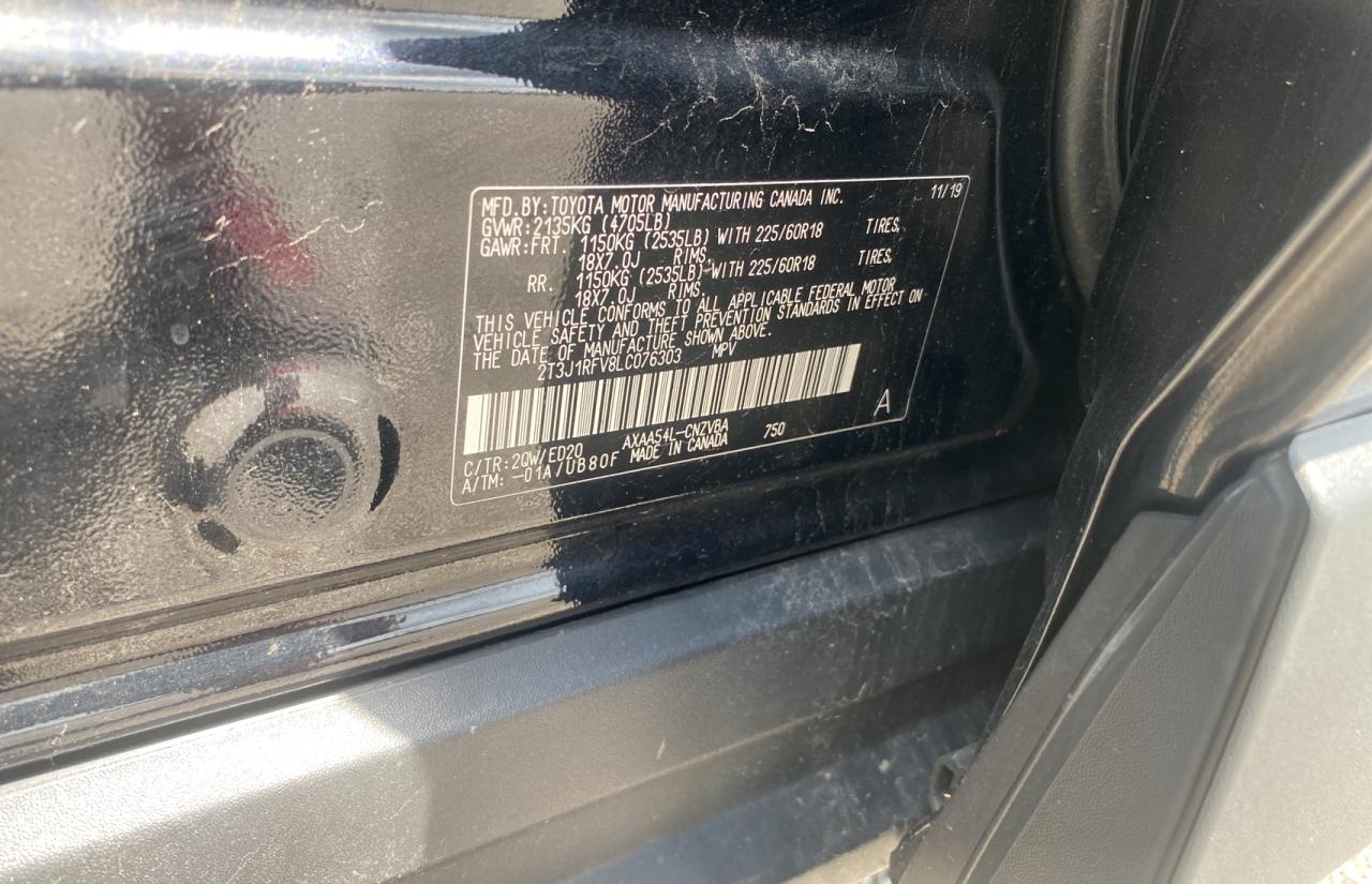 2020 Toyota Rav4 Adventure VIN: 2T3J1RFV8LC076303 Lot: 66145214