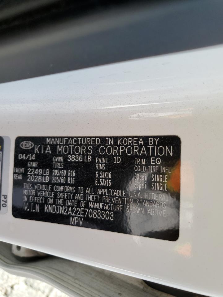 KNDJN2A22E7083303 2014 Kia Soul