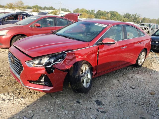  HYUNDAI SONATA 2018 Czerwony