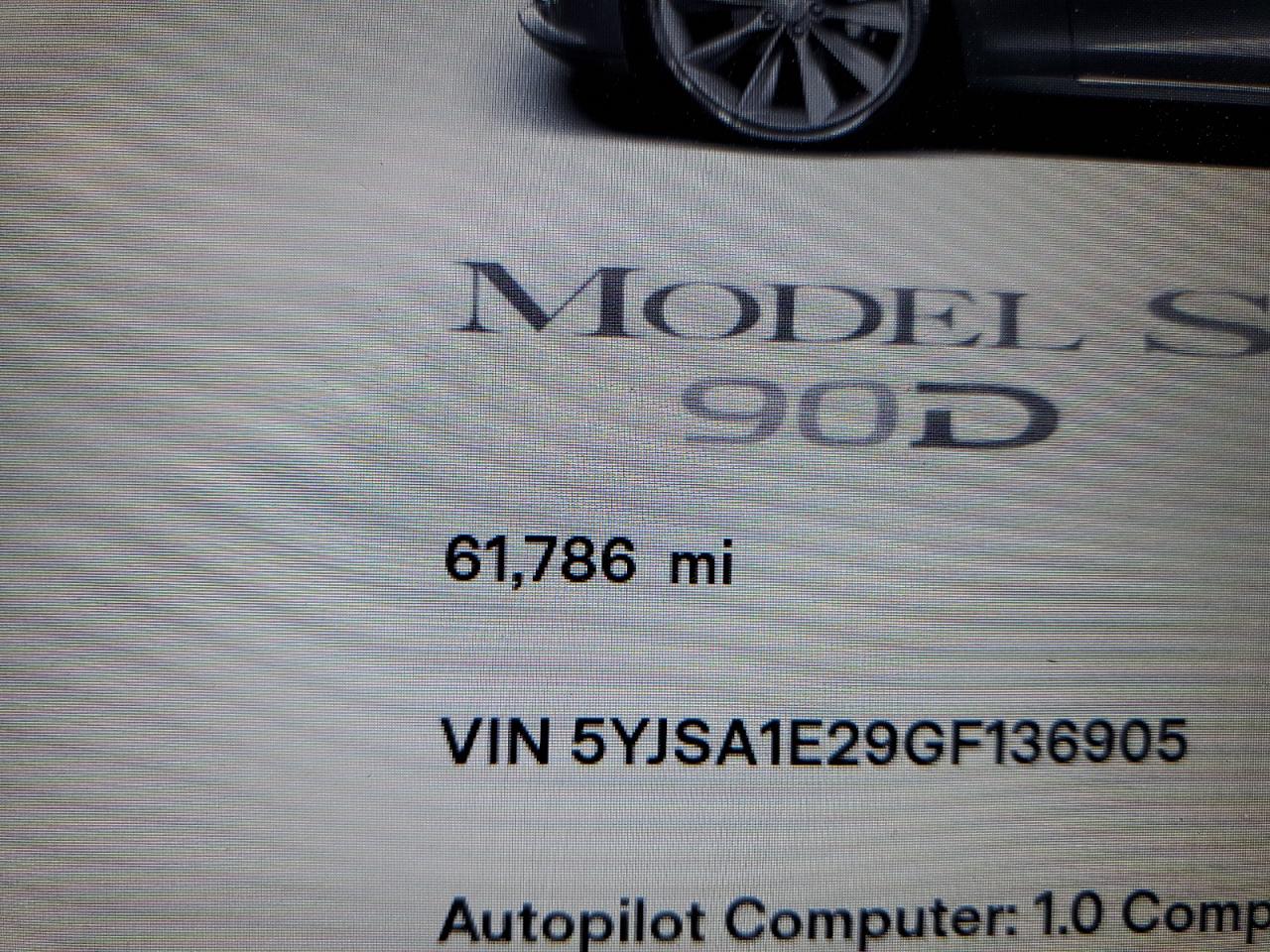 5YJSA1E29GF136905 2016 Tesla Model S