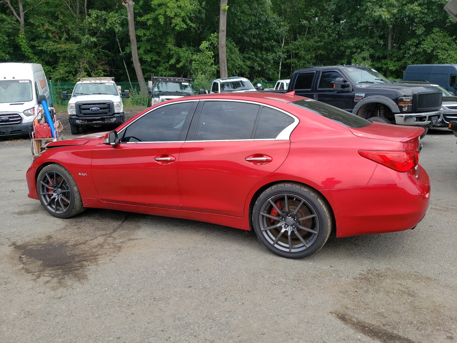 2017 Infiniti Q50 Red Sport 400 vin: JN1FV7AP3HM850924