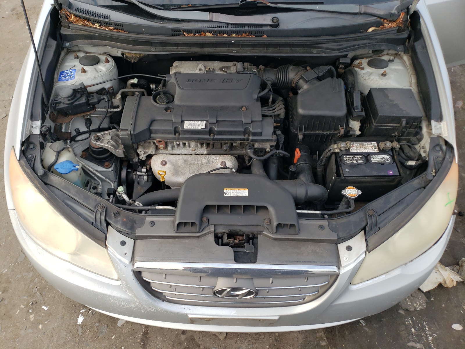 KMHDU46D98U380558 2008 Hyundai Elantra Gls