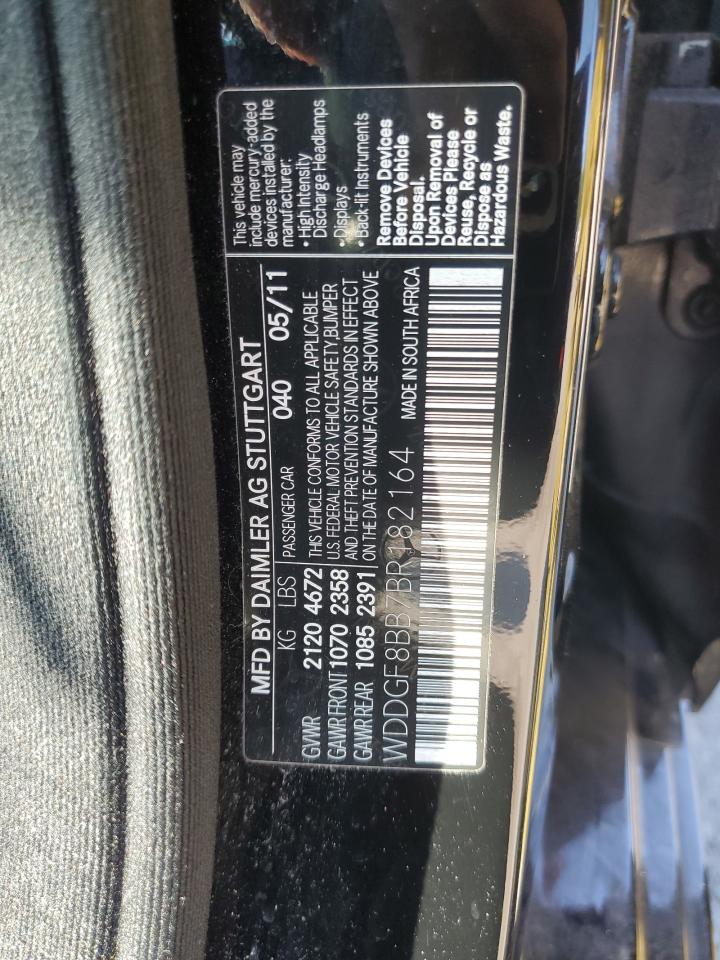 2011 Mercedes-Benz C 300 4Matic VIN: WDDGF8BB7BR182164 Lot: 67584544