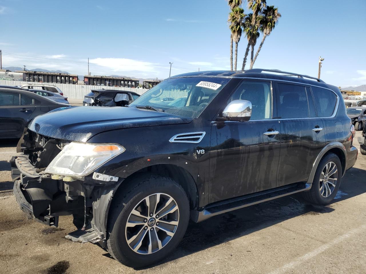2017 Nissan Armada Sv VIN: JN8AY2ND8H9009187 Lot: 65955244