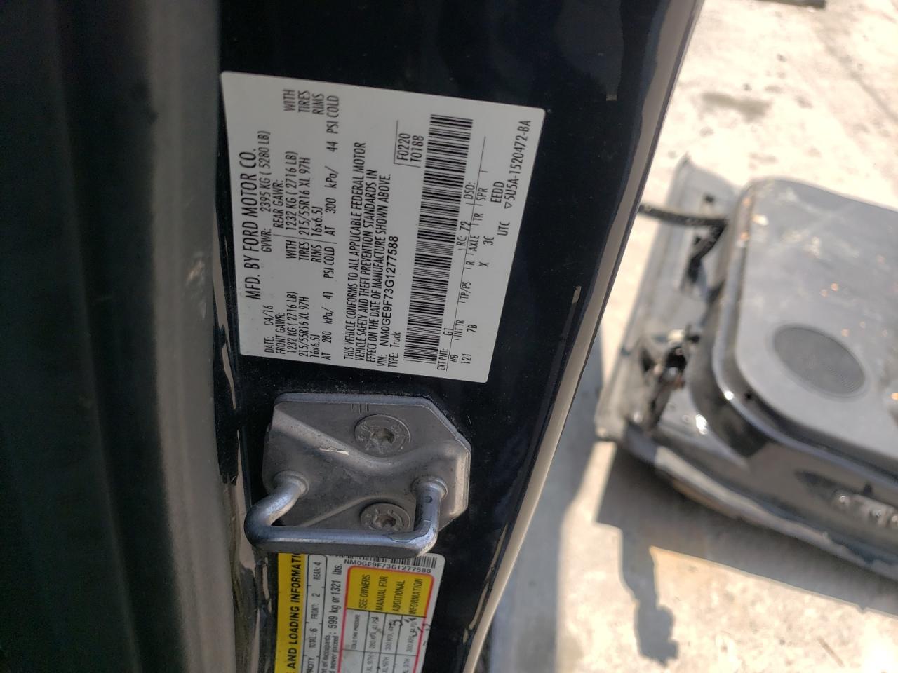 NM0GE9F73G1277588 2016 Ford Transit Connect Xlt