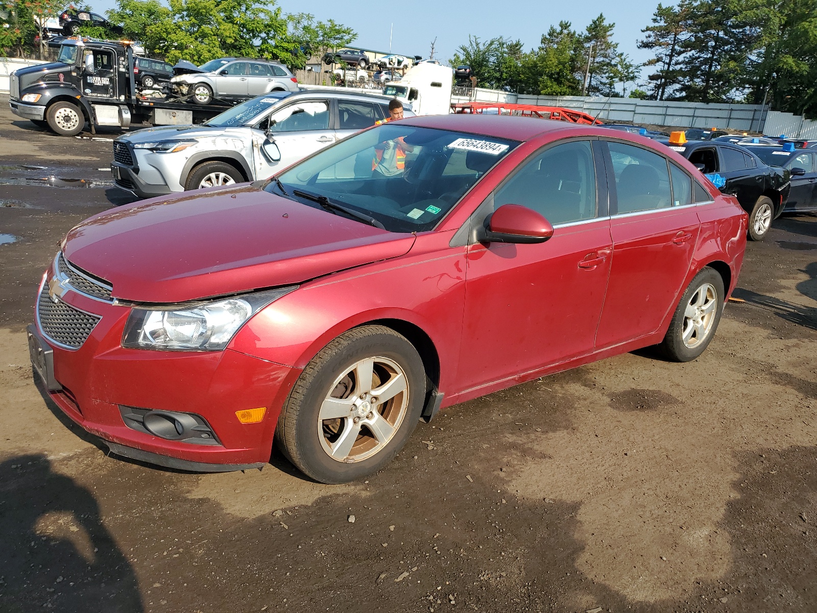 2012 Chevrolet Cruze Lt vin: 1G1PF5SC9C7364648