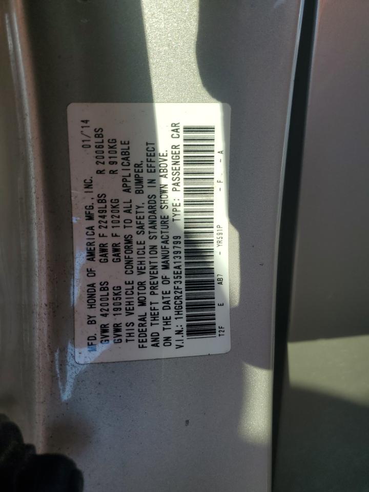 1HGCR2F35EA139799 2014 Honda Accord Lx