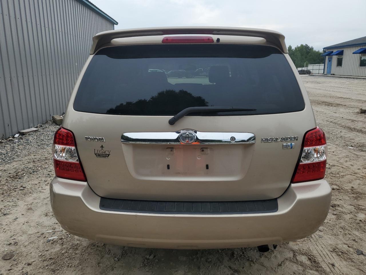 2006 Toyota Highlander Hybrid VIN: JTEDW21A060002449 Lot: 65415054