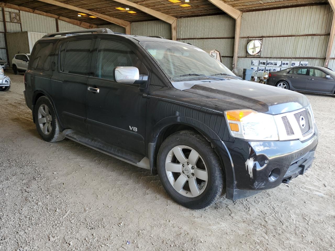 2008 Nissan Armada Se VIN: 5N1BA08D28N625815 Lot: 66598804