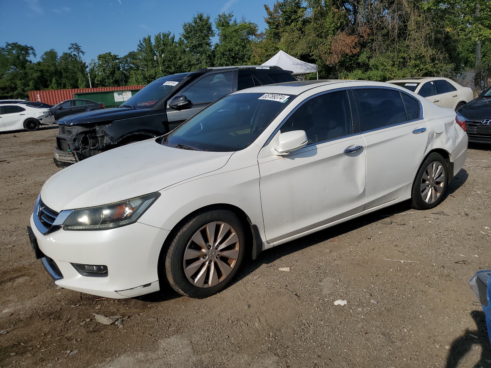 2014 Honda Accord Ex vin: 1HGCR2F75EA217825