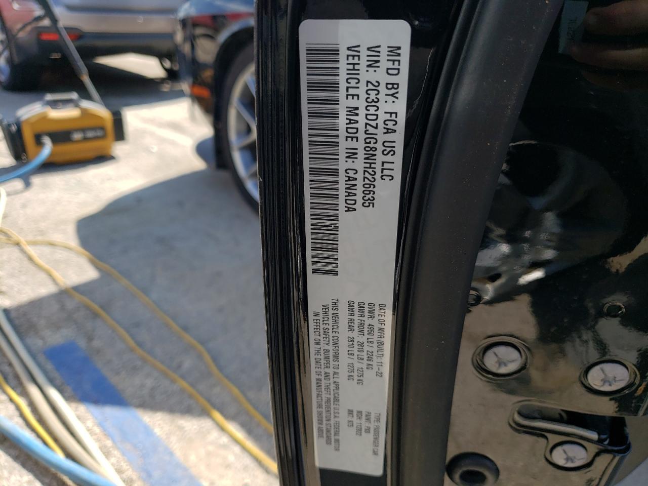 2022 Dodge Challenger Gt VIN: 2C3CDZJG8NH226635 Lot: 65674234