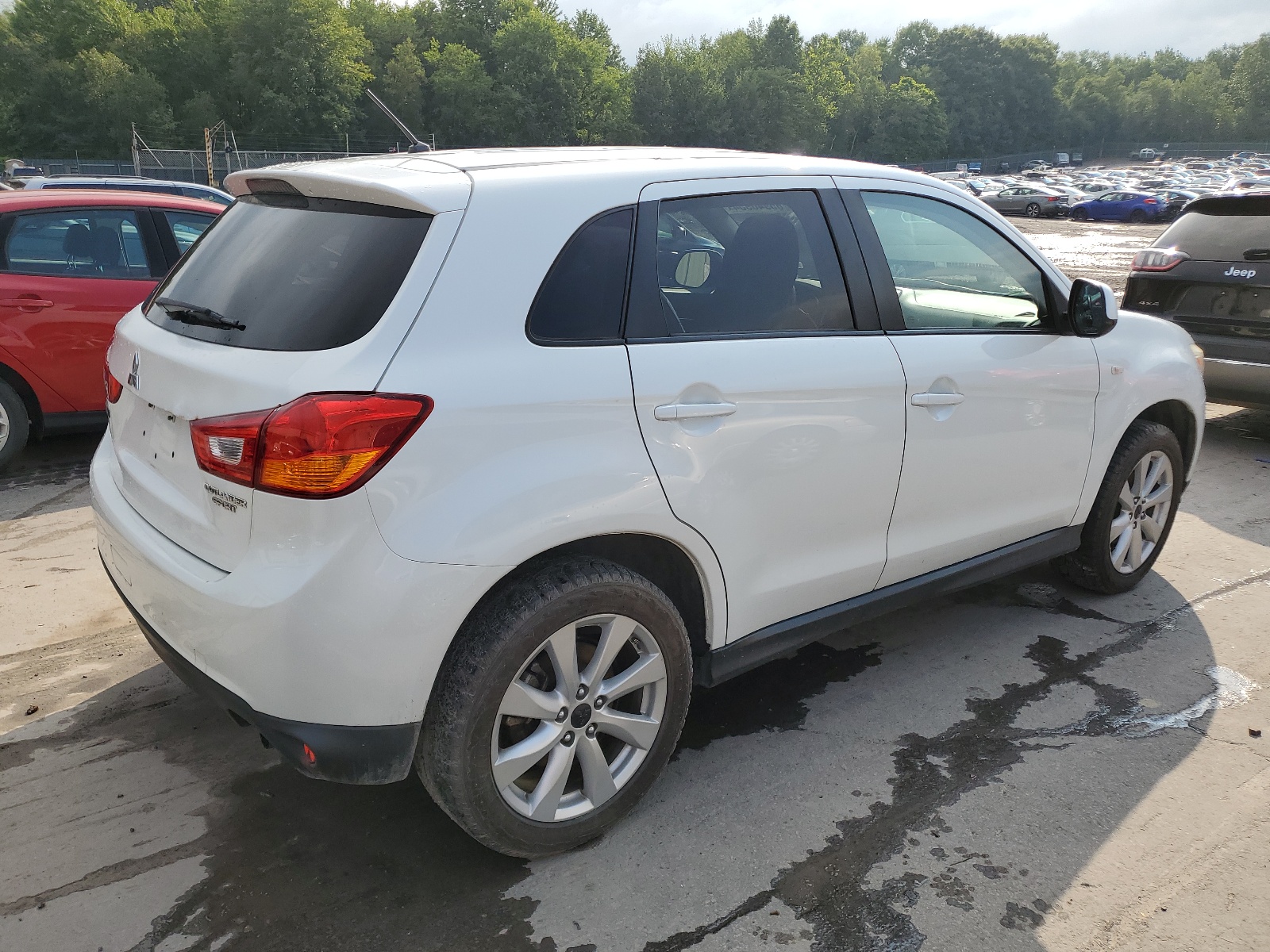 2014 Mitsubishi Outlander Sport Es vin: 4A4AR3AU7EE023212