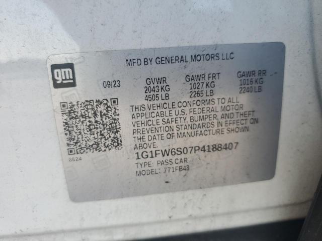 1G1FW6S07P4188407 Chevrolet Bolt EV 1L 13