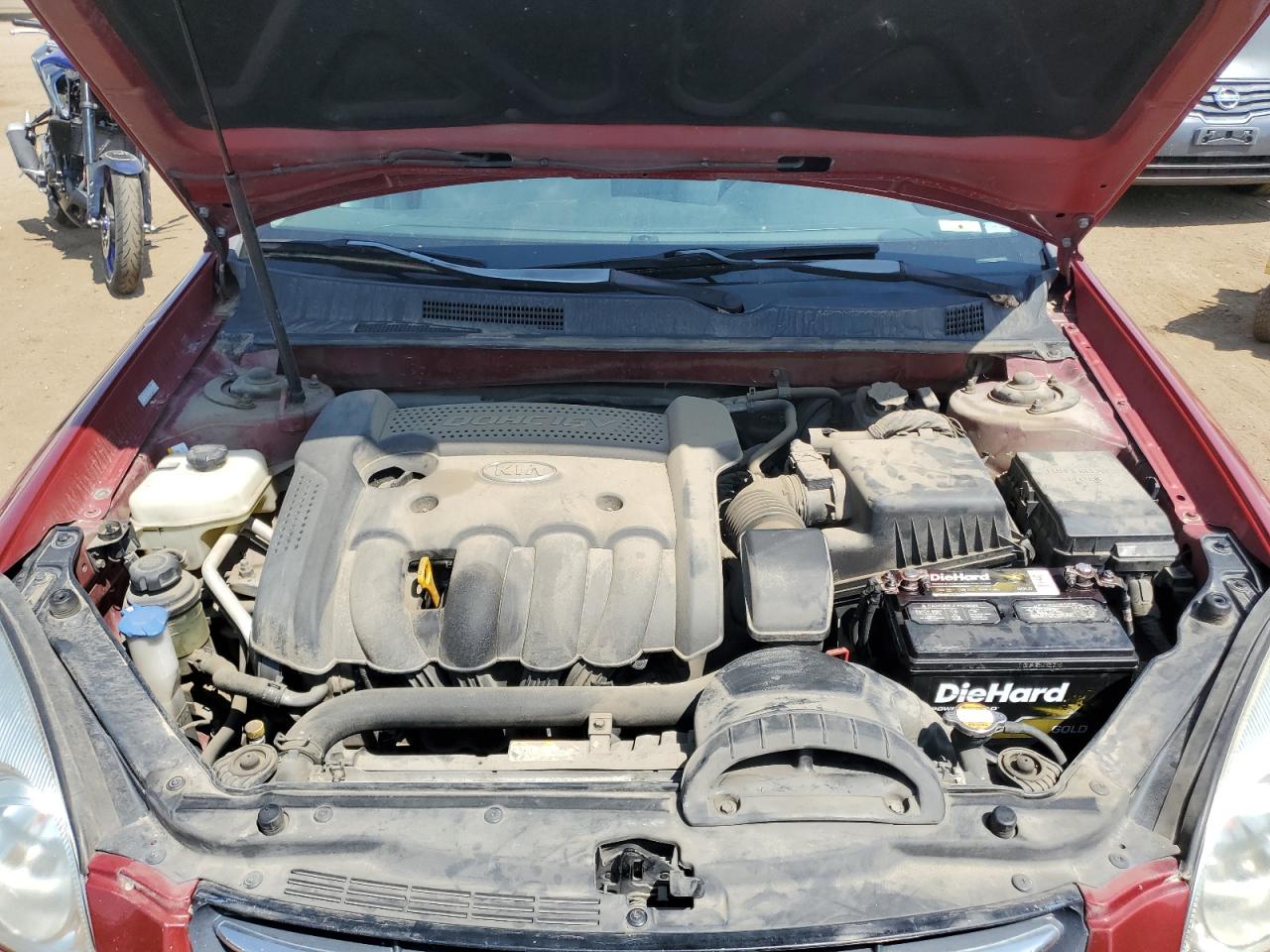 2008 Kia Optima Lx VIN: KNAGE123285235816 Lot: 66028384