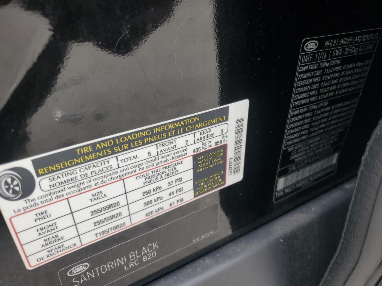 2017 Land Rover Range Rover Hse VIN: SALGS2FKXHA322379 Lot: 66482624