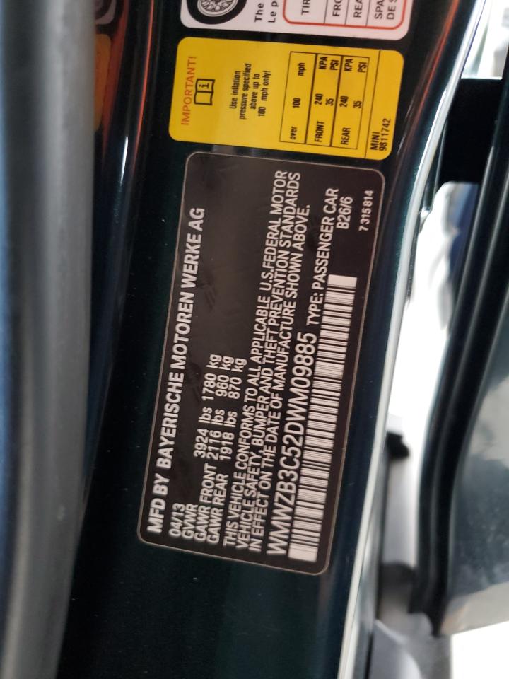 2013 Mini Cooper Countryman VIN: WMWZB3C52DWM09885 Lot: 67271454