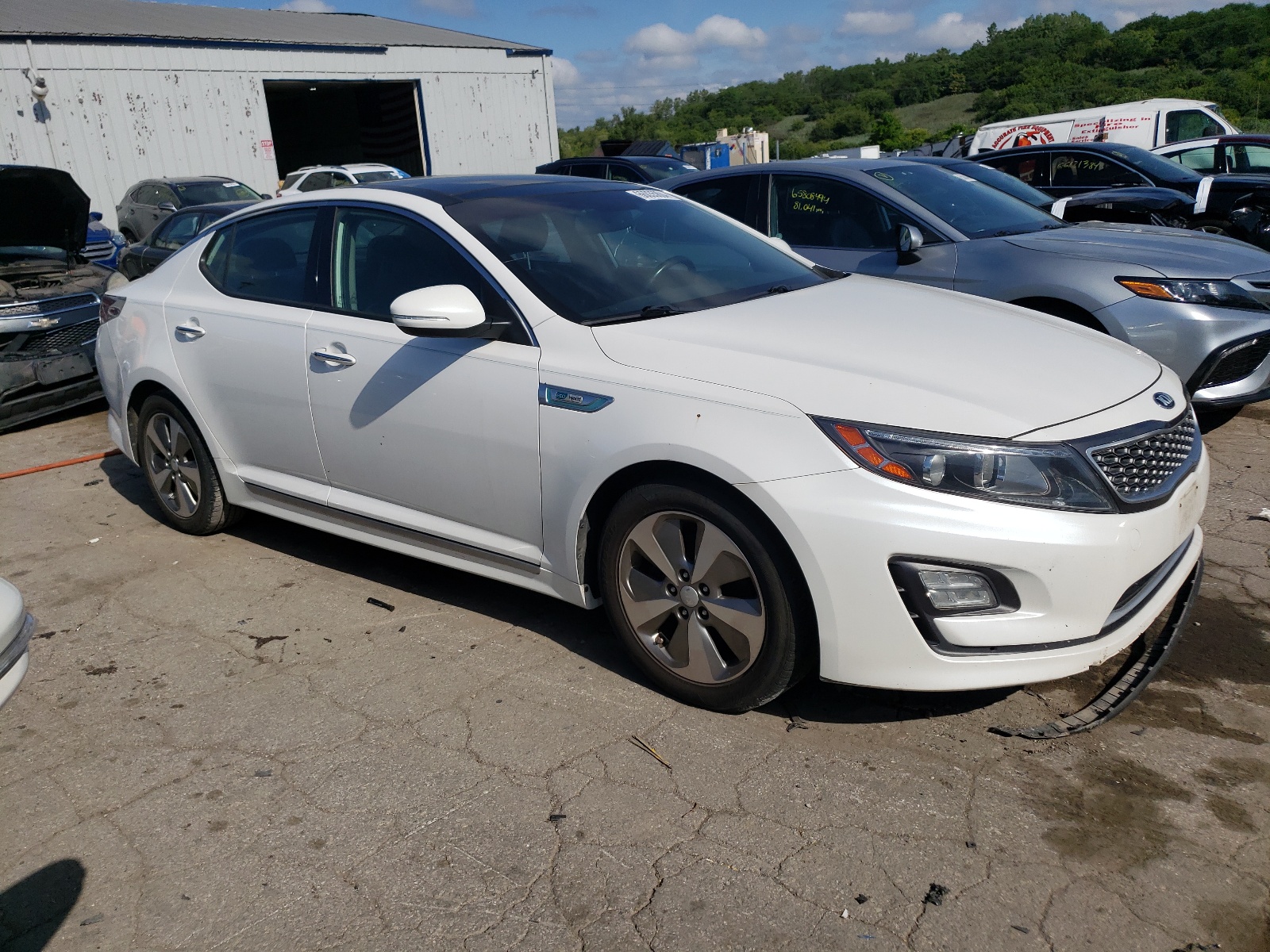 2014 Kia Optima Hybrid vin: KNAGN4AD3E5064890