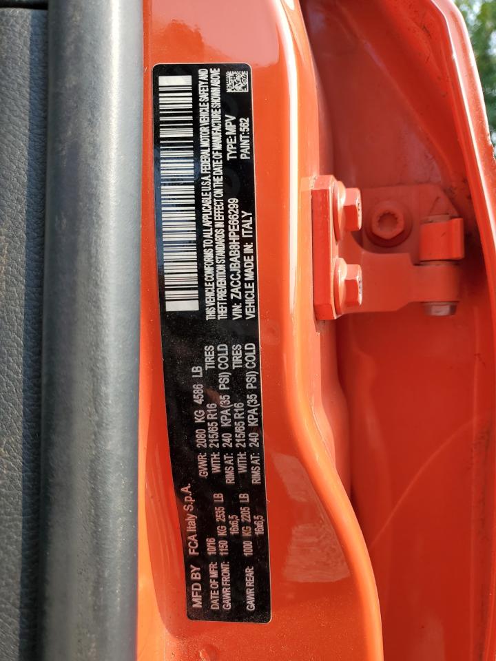 2017 Jeep Renegade Sport VIN: ZACCJBAB8HPE66299 Lot: 67047724