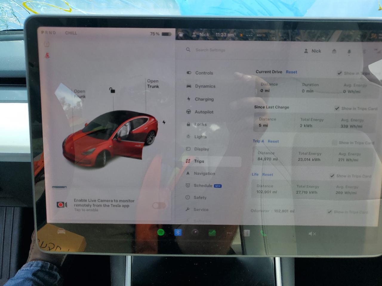 5YJ3E1EB2JF085974 2018 Tesla Model 3