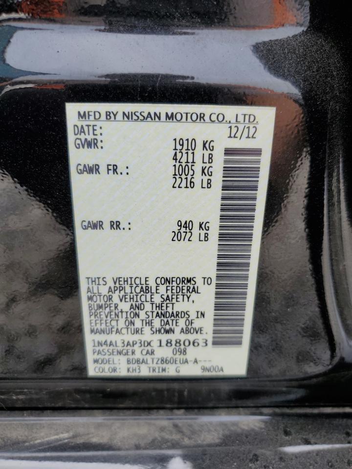 1N4AL3AP3DC188063 2013 Nissan Altima 2.5