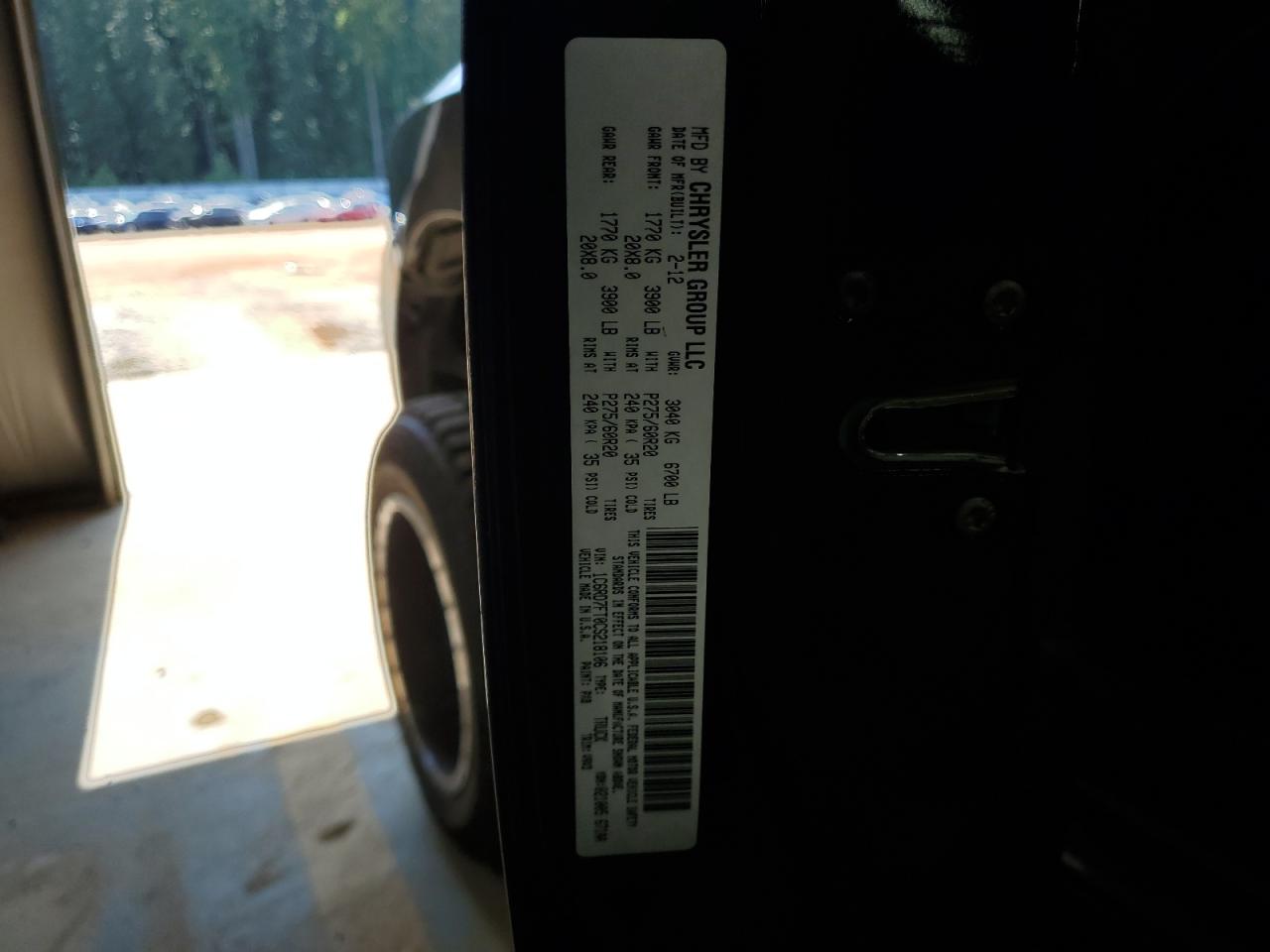 1C6RD7FT0CS218106 2012 Dodge Ram 1500 St