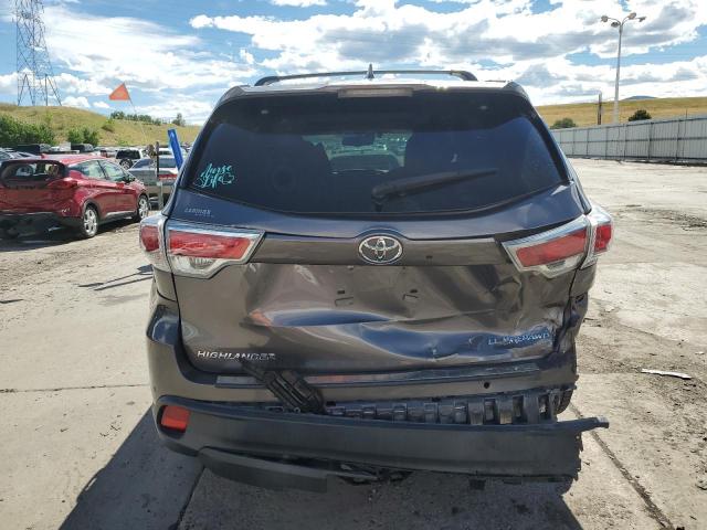  TOYOTA HIGHLANDER 2016 Серый