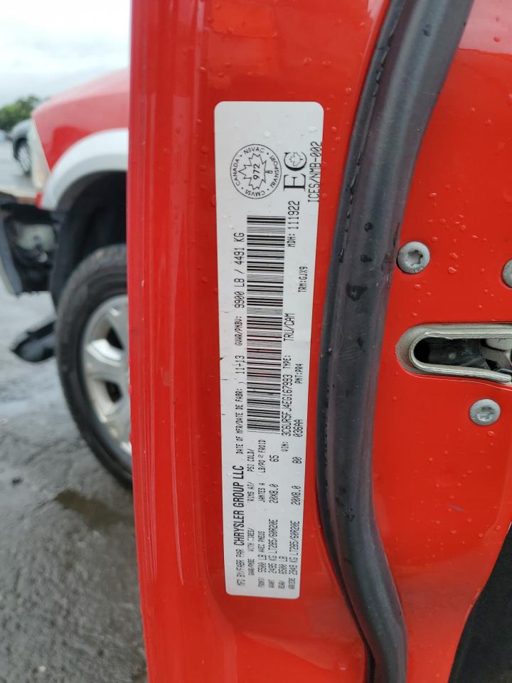 2014 Ram 2500 Laramie VIN: 3C6UR5FJ4EG167993 Lot: 66589874