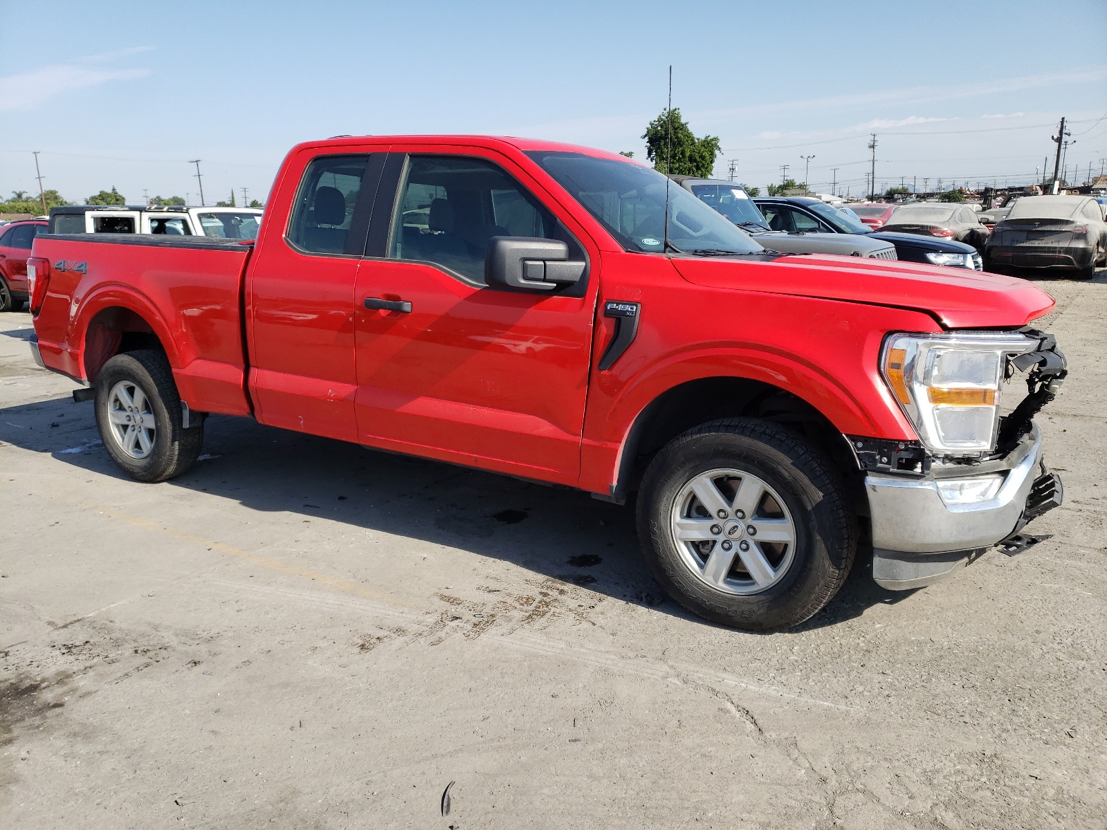 2022 Ford F150 Super Cab vin: 1FTEX1EP5NKE49411