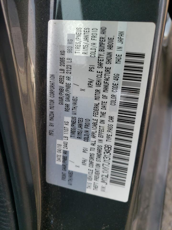 JM1GL1XY7J1313498 2018 Mazda 6 Signature