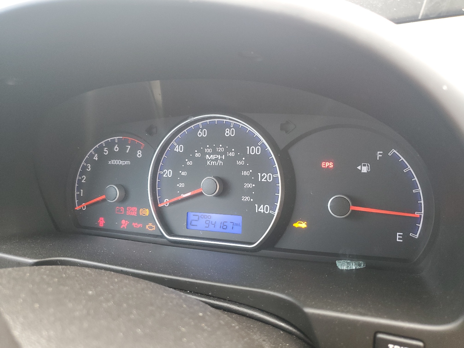 KMHDU4AD7AU905467 2010 Hyundai Elantra Blue