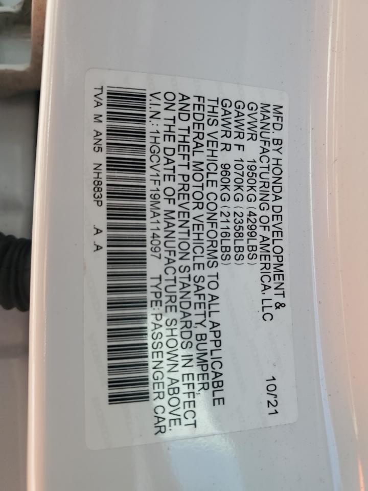 2021 Honda Accord - Image 12