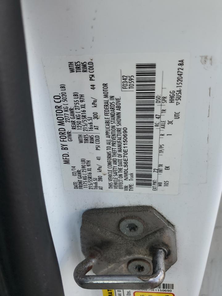 2014 Ford Transit Connect Xl VIN: NM0LS6E70E1150690 Lot: 68258364