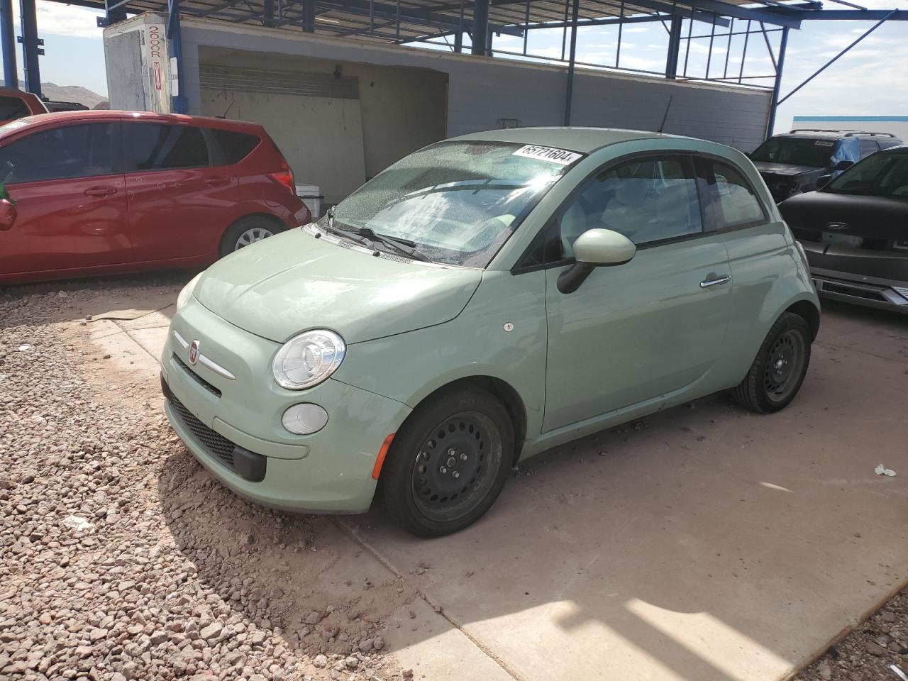 2013 Fiat 500 Pop VIN: 3C3CFFAR4DT742023 Lot: 65721604