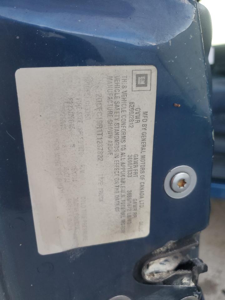 1996 Chevrolet Gmt-400 C1500 VIN: 2GCEC19R1T1237822 Lot: 68266454