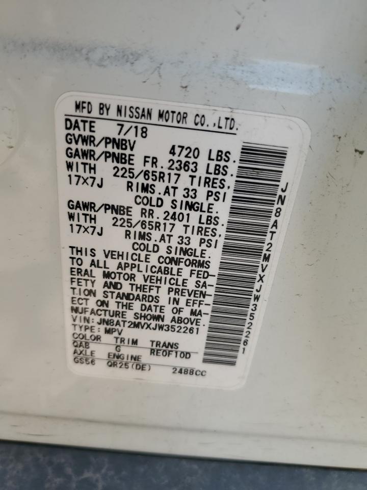 JN8AT2MVXJW352261 2018 NISSAN ROGUE - Image 15