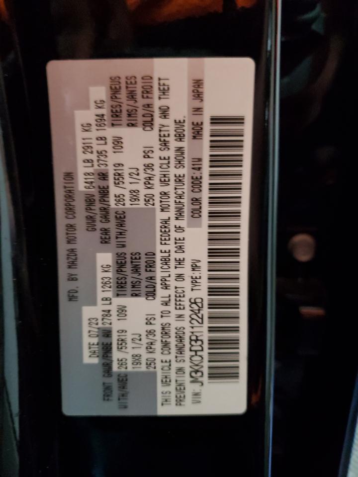 2024 Mazda Cx-90 Preferred Plus VIN: JM3KKCHD3R1122426 Lot: 67980054