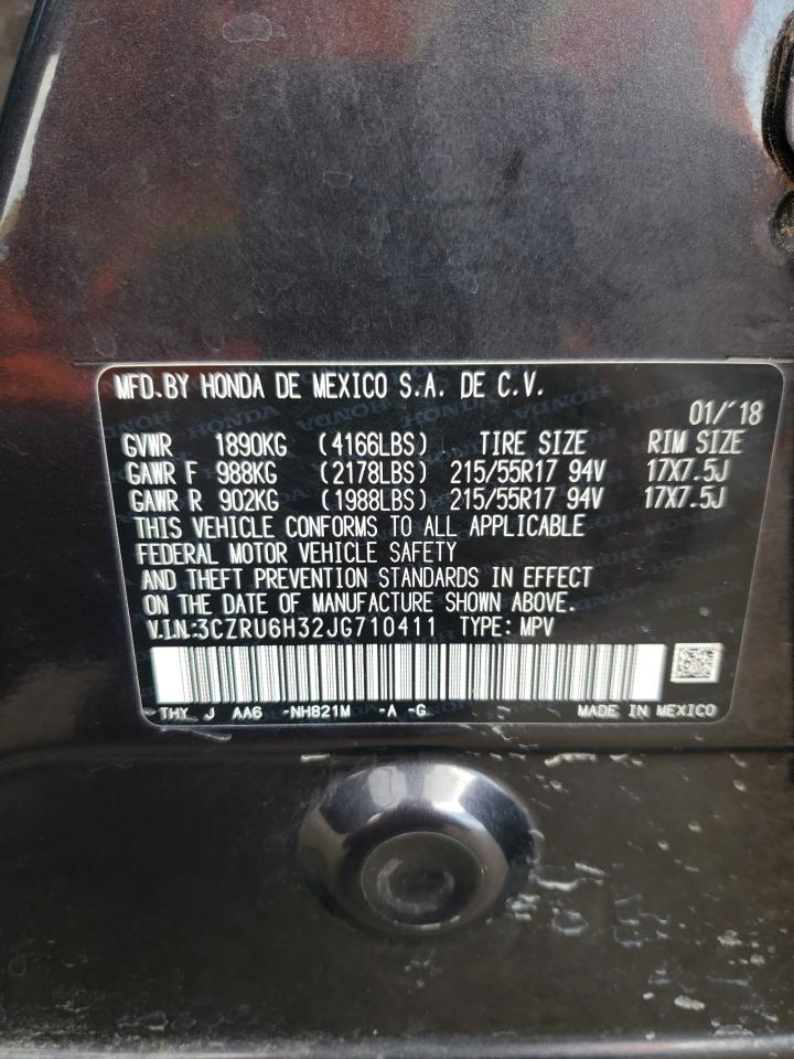 2018 Honda Hr-V Lx VIN: 3CZRU6H32JG710411 Lot: 65813814