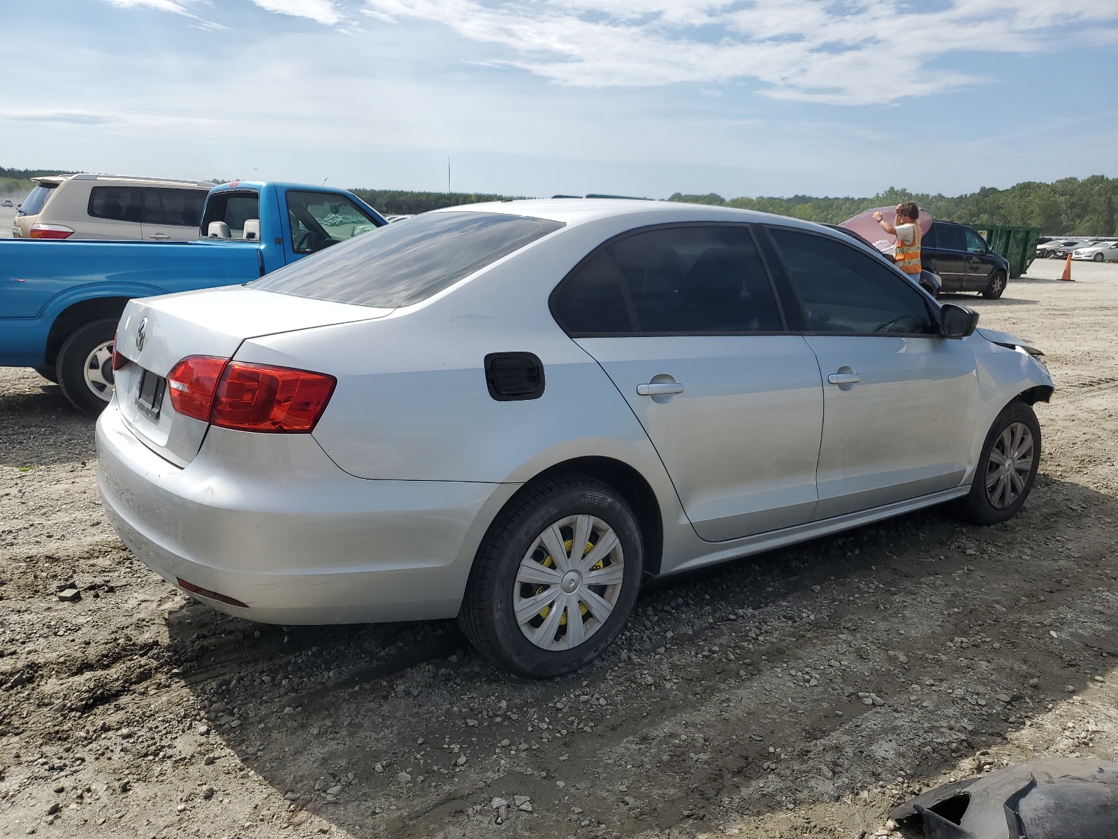 2014 Volkswagen Jetta Base vin: 3VW2K7AJ6EM404036