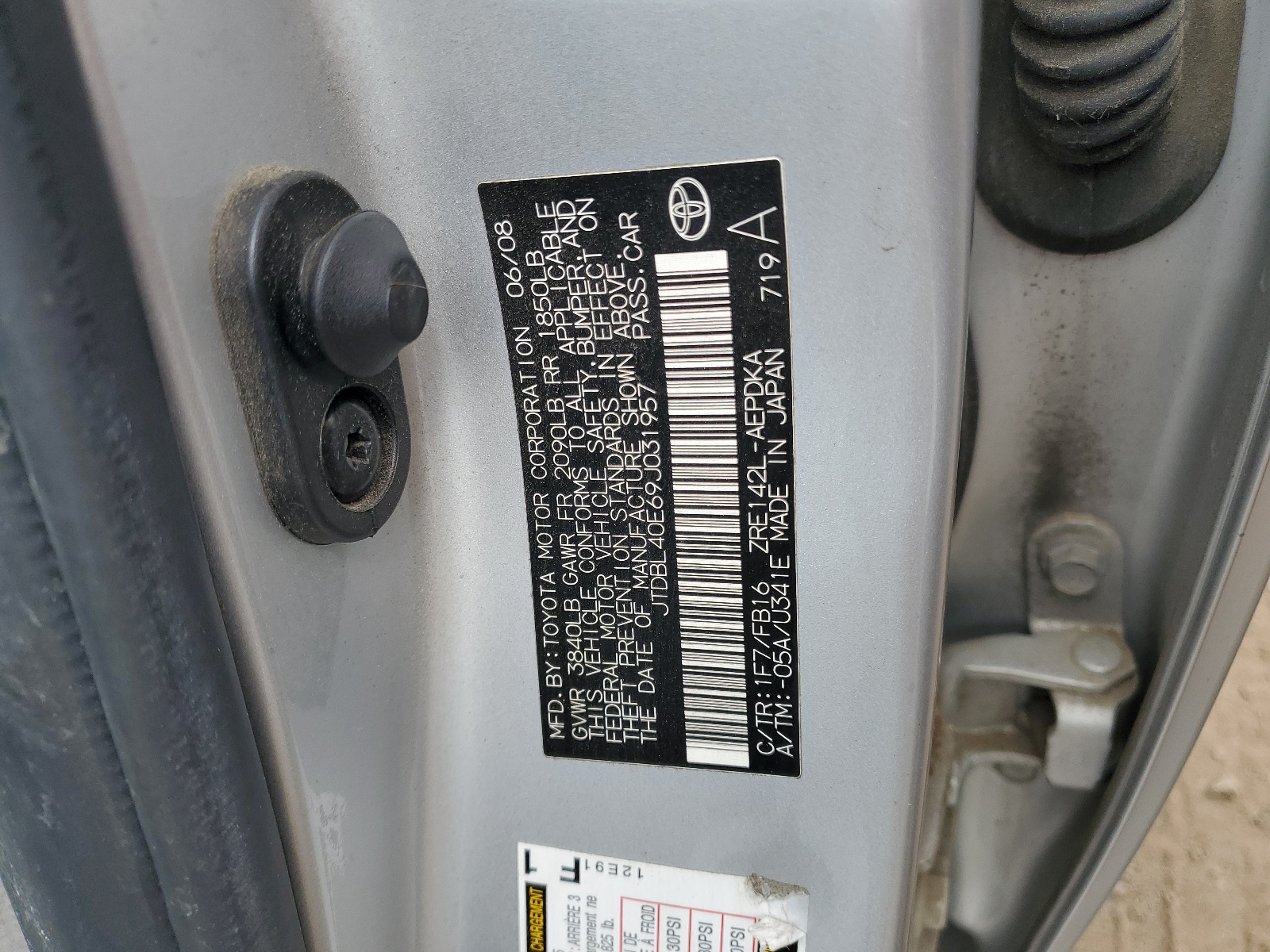 JTDBL40E69J031957 2009 Toyota Corolla Base