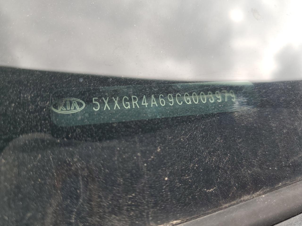 2012 Kia Optima Sx VIN: 5XXGR4A69CG003979 Lot: 67910614