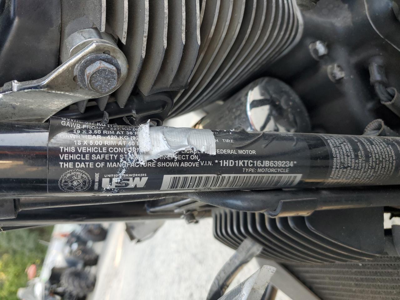 2018 Harley-Davidson Fltrxs Road Glide Special VIN: 1HD1KTC16JB639234 Lot: 66162614