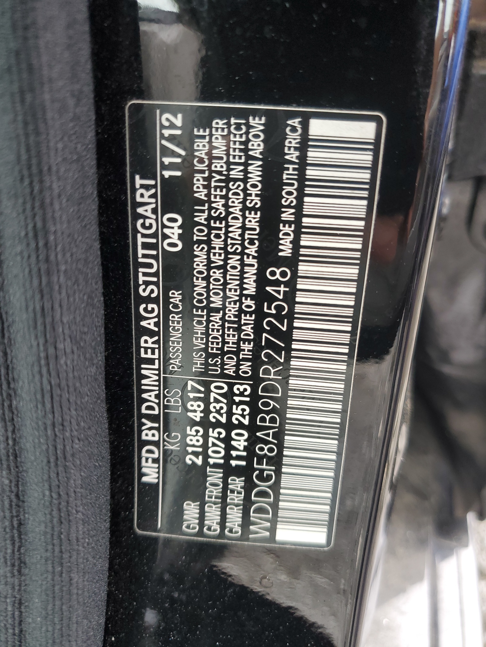 WDDGF8AB9DR272548 2013 Mercedes-Benz C 300 4Matic